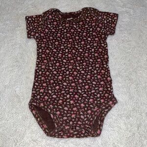 (3 for $10) carters floral bodysuit